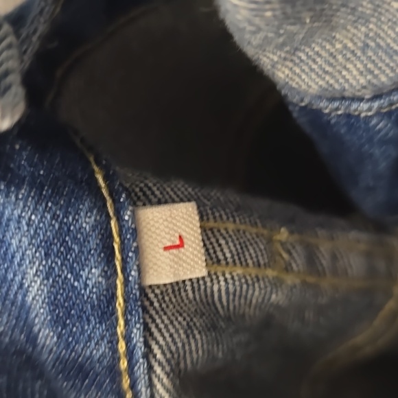 Levi's Blue Denim Overalls - Picture 3 of 5